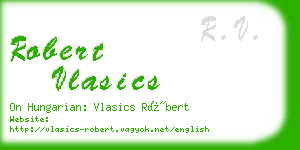 robert vlasics business card